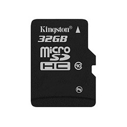 Carte micro SDHC 32Go Classe 10 avec adaptateur Kingston