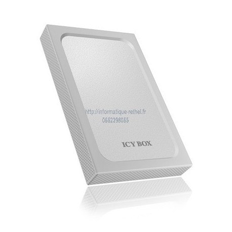 Boîtier externe pour disque dur 2.5 pouces sata 3 USB 3.0 (Aluminium,Plastique) ICY BOX IB-254U3