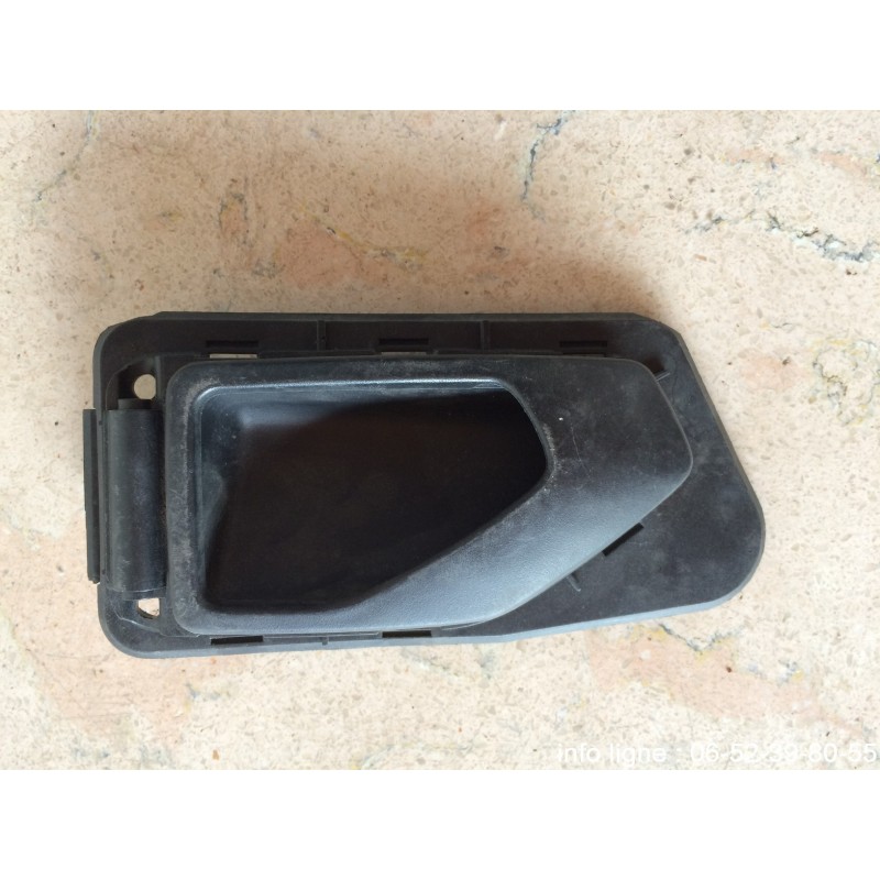 Poignée De Porte Intérieure Avant Pour Renault Mégane 3 Et Fluence (2008-2016) - Lot Noir Avec Couvercles