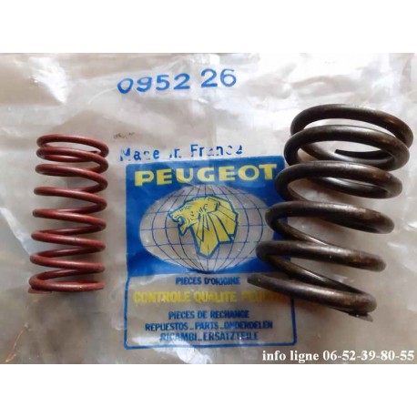 Jeu de 2 ressorts de soupape Peugeot 403-404-504-505-D4BD-J7-J9 - Référence 0952.26 (Neuf)